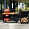 OFYR HOLLAND Kamado Table Black 135 PRO Teak Wood BGE - Image 3