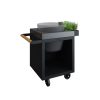 OFYR HOLLAND Kamado Table Black 65 PRO Concrete BGE