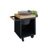 OFYR HOLLAND Kamado Table Black 65 PRO Teak Wood BGE