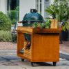 OFYR HOLLAND Kamado Table Corten 135 PRO Teak Wood BGE - Image 4