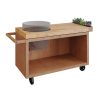 OFYR HOLLAND Kamado Table Corten 135 PRO Teak Wood BGE