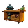 OFYR HOLLAND Kamado Table Corten 135 PRO Teak Wood BGE - Image 3