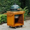 OFYR HOLLAND Kamado Table Corten 65 PRO Teak Wood BGE - Image 4