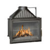 INVICTA FRANCE Wood Fire 80 Lateral Wide View with valve