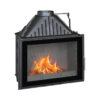 INVICTA FRANCE Wood Fire 80 Lux Lateral with valve