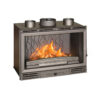 INVICTA FRANCE Wood Fire Turbo Grand Vision 80 Lateral