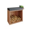 OFYR HOLLAND Butcher Block Storage 90 Corten Ceramic Dark Grey
