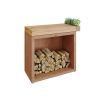 OFYR HOLLAND Butcher Block Storage 90 Corten Teak Wood