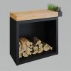 OFYR HOLLAND Butcher Block Storage 90 Black Teak Wood - Image 2