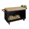 OFYR HOLLAND Mise en Place Table Black 135 PRO Teak Wood