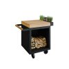 OFYR HOLLAND Mise en Place Table Black 65 PRO Teak Wood