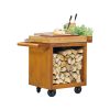 OFYR HOLLAND Mise en Place Table Corten 65 PRO Teak Wood - Image 2