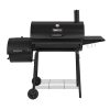 ROYAL GOURMET Charcoal Barrel BBQ 30" with Offset Smoker