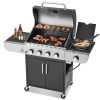 ROYAL GOURMET Gas BBQ with Side Burner - Image 2