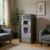 THERMIKI Diesel Stove & Oven P13 Black + Fan - Image 2