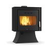 THERMIKI Wood Stove 100 Aero + Fan Black