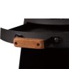 KJ Fire Bowl with Wood Storage Black - Image 6