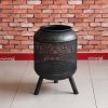 KJ Fire Drum Black Steel - Image 5
