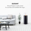 HENK Ethanol Burner Round Glass Black - Image 9