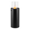 HENK Ethanol Burner Round Glass Black