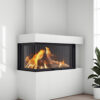 ACAMINETTI Wood Fire Corner Left 200 Black Raisable - Image 4