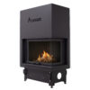 ACAMINETTI Wood Fire Corner Right 90 Black Raisable