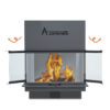 ACAMINETTI Wood Fire 3-Sided 150 Max Black Raisable - Image 3