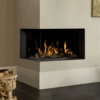 BELLFIRES HOLLAND Gas Fire Corner Left Medium 3, Hidden Door, S