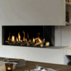 BELLFIRES HOLLAND Gas Fire Corner Right Large 3, Hidden Door, S