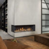BELLFIRES HOLLAND Gas Fire Corner right XL3, Hidden Door, Steel - Image 2