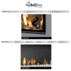 BELLFIRES HOLLAND Gas Fire Horizon Tunnel Small, HD Door, Panels - Image 3