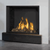 BELLFIRES HOLLAND Gas Fire Square Derby Large 3, Floating Frame