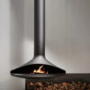CG Wood Fire Central Black