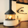 FOCUS FRANCE Gas Fire Central Meijifocus Black