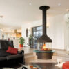 FOCUS FRANCE Gas Fire Central Meijifocus Black - Image 3