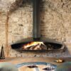 FOCUS FRANCE Wood Fire Central Antefocus Waxed Steel