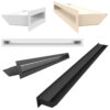 KRATKI POLAND Vent Grill Luft 6-80 ( 6 X 80 cm) Graphite - Image 2