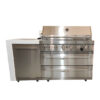 OUTDOOR Gas BBQ Grill 601 White Granite 1 Side with Sink - Image 2