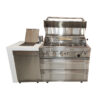 OUTDOOR Gas BBQ Grill 601 White Granite 1 Side with Sink - Image 3