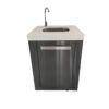 OUTDOOR Sink Module for Gas BBQ 601 Black - White Top