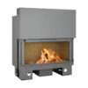 TOTEM Wood Fire Horizon 1000 STD Straight Back Yellow