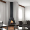 TRAFORART SPAIN Gas Fire Arion Corner Black