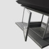 TRAFORART SPAIN Wood Fire Central Gaia With Glass Black - Image 3