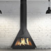 TRAFORART SPAIN Wood Fire Frontal Foxi Black