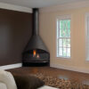 TRAFORART SPAIN Wood Fire Santiago Corner Black