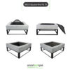 WOODANDGAS OUTDOOR MGO Square Fire Pit 70 - Image 2