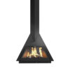 TRAFORART SPAIN Wood Fire Foxi Corner Black Wall Mounted - Image 5