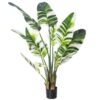 PLANTERS  Artificial White Brocade Traveller's Palm 160