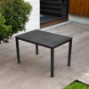 APK Aluminium Table Black Frame+Black Polywood 120x80 - Image 3