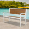 APK Bench White Frame + TK Color Polywood - Image 5